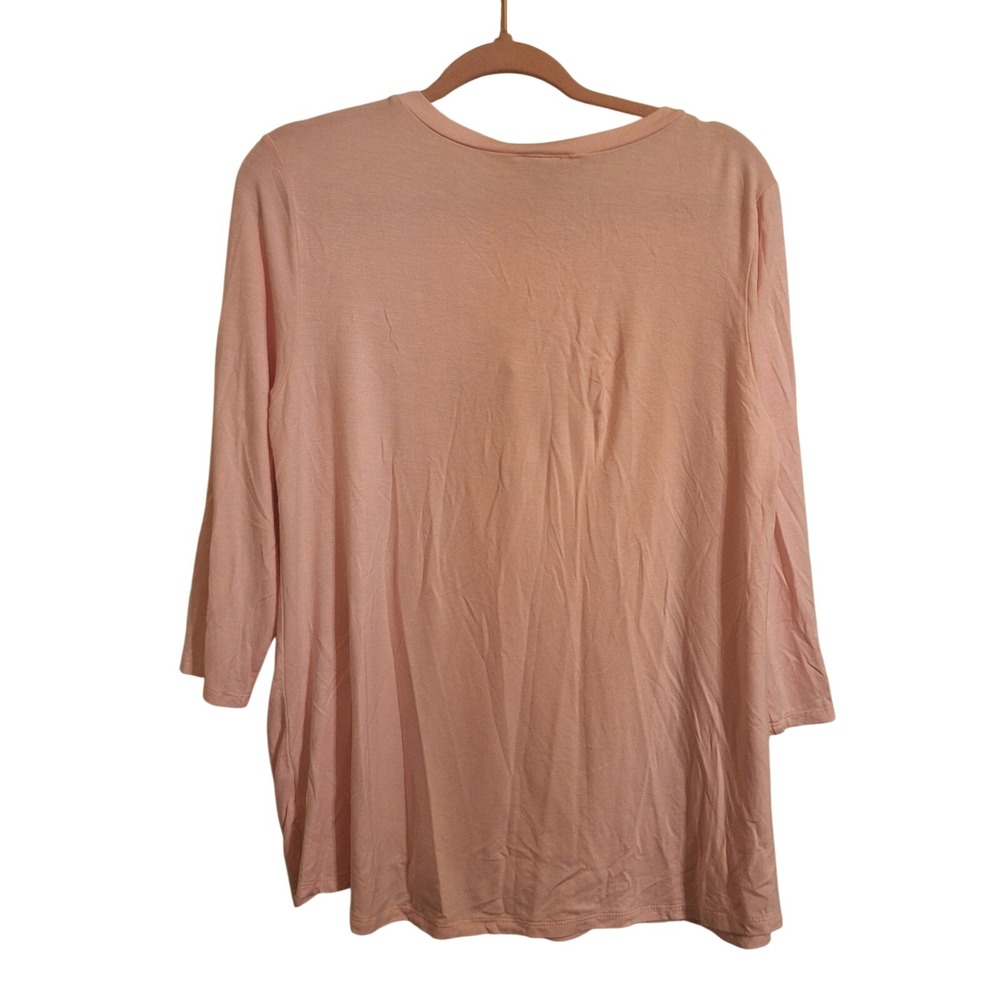 Scarlett Women's Size Large Pink Twist Front Desert Vibes On The Road Again Top - Picture 2 of 4